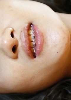 22yo Thai shemale Hom gets a facial after sucking tourists big white cock