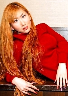 Sayaka With her voluptuous G-cup tits, milky white skin and sexy looks, every man falls into her prey, without knowing she`s got a big dick